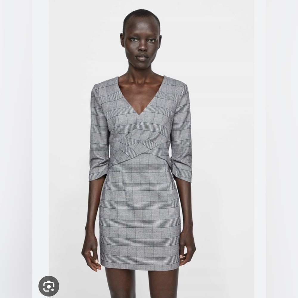 Zara checked dress